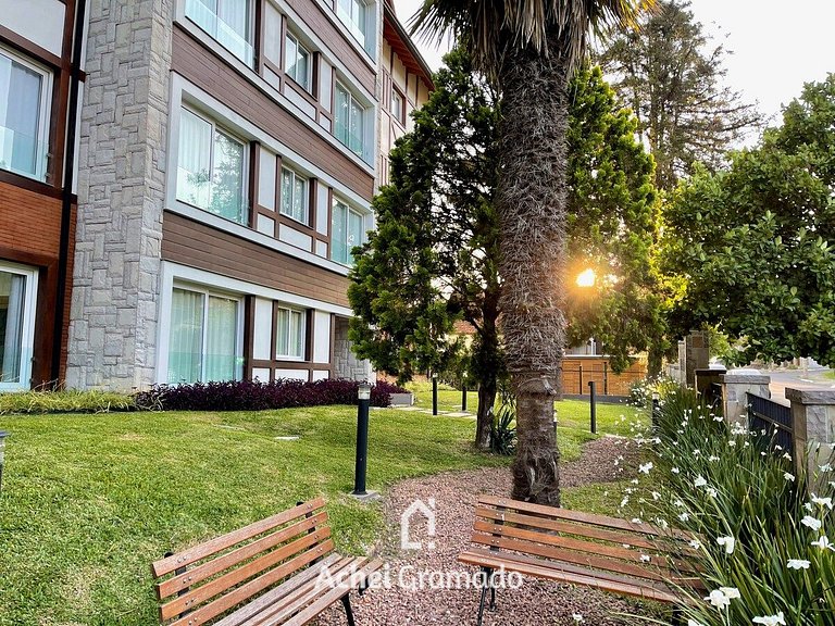 Apartamento LUXO GRAMADO HAUS 2 dorm no CENTRO