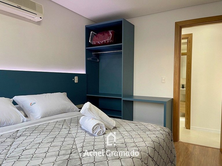 Apartamento LUXO GRAMADO HAUS 2 dorm no CENTRO