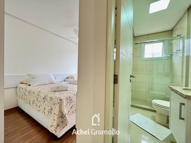 Apartamento Residenziale Fascino 2 Suítes by Achei Gramado