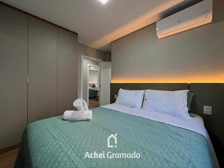 Lindo Apartamento Aire 3 Suítes by Achei Gramado